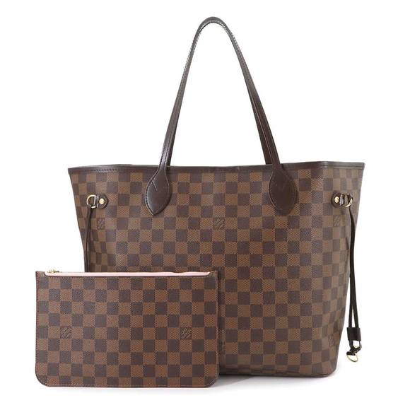 LOUIS VUITTON Brown Damier Neverfull MM Tote Bag - Picture 1 of 9